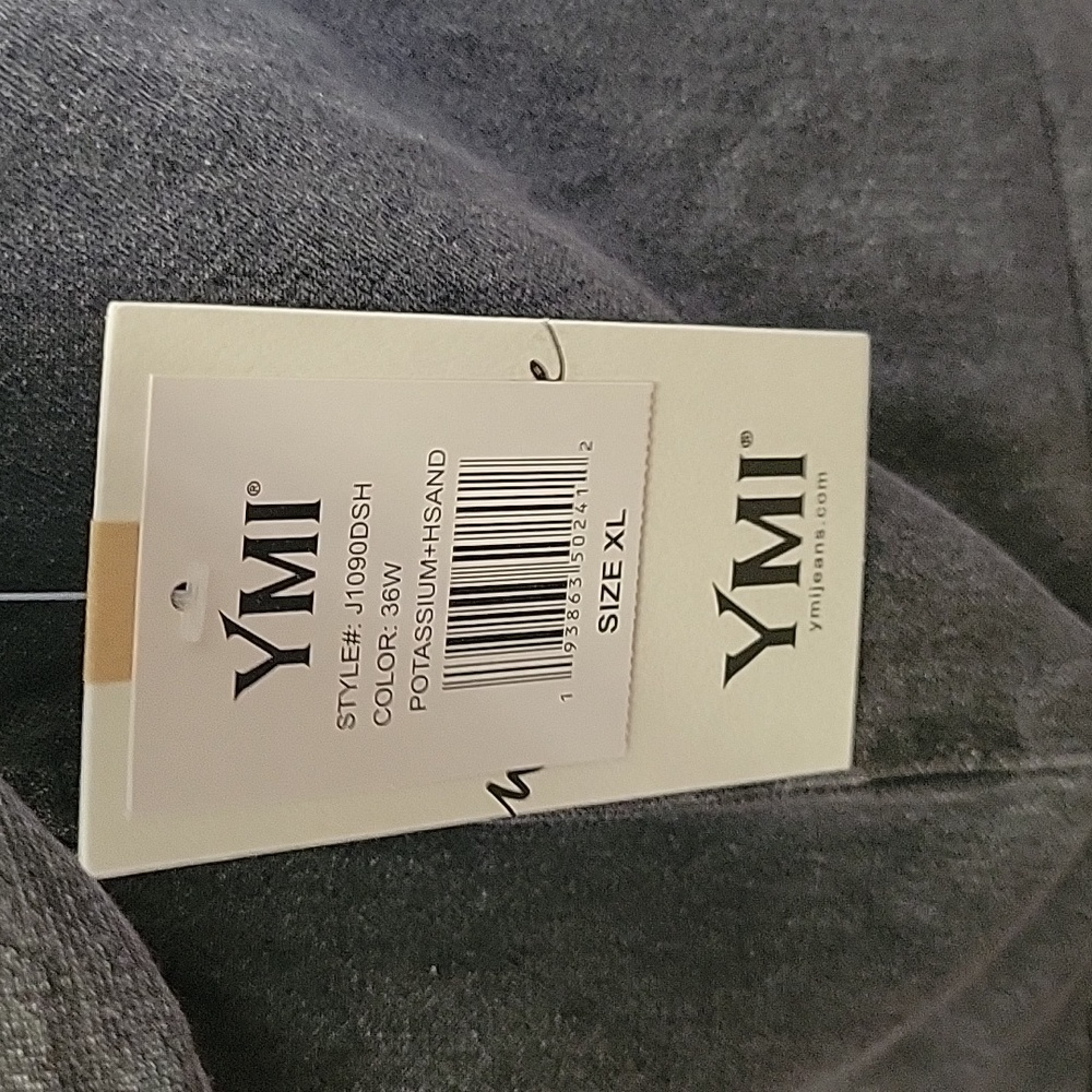 YMI With Love potassium+hsand gray denim jean shacket Cotton oversized XL NEW… - Picture 5 of 11